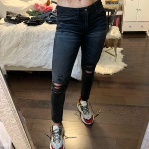 black american eagle jeans